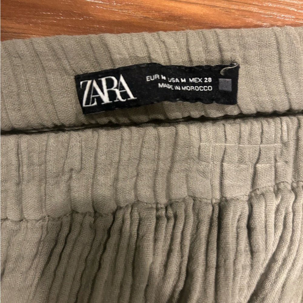 Zara Wrap Tie Style Mini Skirt Women’s Size Medium - Picture 5 of 9